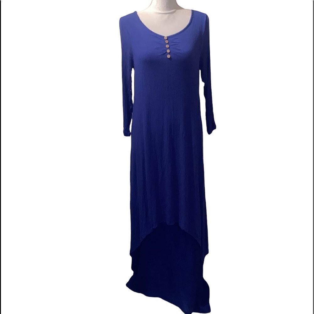 Hanyi Fushi Gauze Royal Blue Dress!